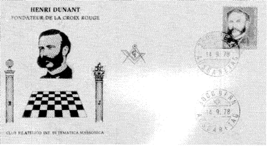 Carte postale, Henry Dunant.